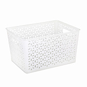 Корзина Мираж 380х285х210мм, белая