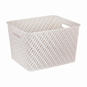 Корзина Плетенка 350х290х225мм, бежевая
