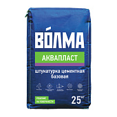 Штукатурка цементная ручного нанесения для наружных и внутренних работ Волма Аквапласт 25кг