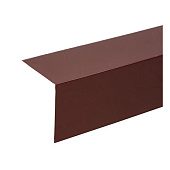 Планка карнизная 120х80 0,45 RAL 8017 шоколад