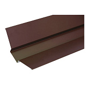 Планка ендовы верхней 95х80х95 0,45 RAL 8017 шоколад