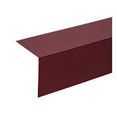 Планка карнизная 120х80 0,45  RAL 3005 красное вино