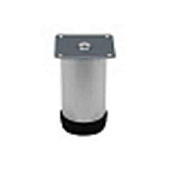 Опора мебельная регулируемая малая, 100 мм, хром