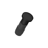 Заглушка рейлинга модерн черный матовый