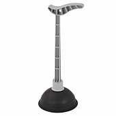 Вантуз с удлиненной ручкой серый