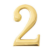 Цифра дверная Apecs DN-01-2-Z-G