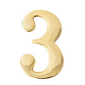 Цифра дверная Apecs DN-01-3-Z-G