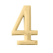 Цифра дверная Apecs DN-01-4-Z-G