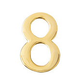 Цифра дверная Apecs DN-01-8-Z-G