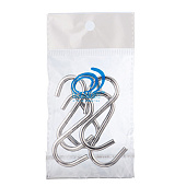 Комплект крючков малых из 5 шт, хром