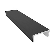 Торцевая заглушка Н-100 (11 черный)