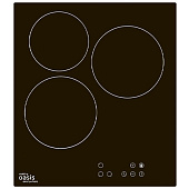 Варочная панель эл. стеклокерамика 3 конфорки Oasis P-3SBS
