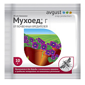 Инсектицид Август Мухоед для комнатных растений от почвенных вредителей 10г