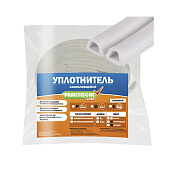 Уплотнитель самоклеящийся 9х4мм 6м белый