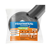 Уплотнитель самоклеящийся 9х5,5мм 6м черный