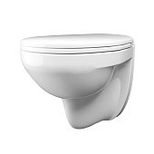 Комплект 5 в 1 подвесной унитаз "LAUTA" белый с инсталляцией OLI