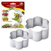 Набор кулинарных форм Цветы 2шт