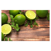 Доска разд.ст.18x28см Лайм стекло