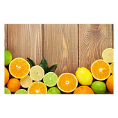 Доска разд.ст.18x28см Цитрусовый микс стекло