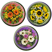 Поднос для сервировки Букет 22см