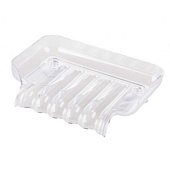 Мыльница (со сливом)(прозрачный)