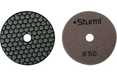 Круг алмазный Sturm! 100мм зернистость Р50, сухое шлиф. 9012-D100-50