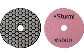 Круг алмазный Sturm! 100мм зернистость Р3000, сухое шлиф. 9012-D100-3000