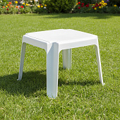 Столик для шезлонга белый