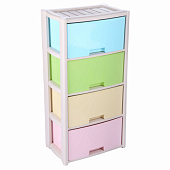 Комод Колорит 4-х секционный широкий цветной