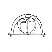 Салфетница Яблоко-2 15х9х4см AN52-67