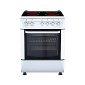 Плита RBN 60х60см 4 конф., стеклокерамика, белая VA6053XXVW