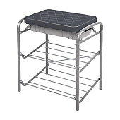 Банкетка НБ2 cерый, темно-серый