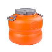 Канистра-бочка Байкал 30л оранжево-серый