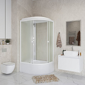 Душевая кабина 1200х800х2150мм высокий поддон  Niagara Promo P120/80/40L/MT