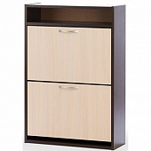 Обувница Комфорт К-2 венге, дуб беленый