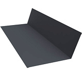 Планка примыкания 150х250 0,45 RAL 7024 мокрый асфальт