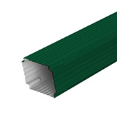Труба гофрированная 76х102 мм RAL 6005 зеленый мох (3м)