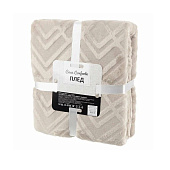 Плед микрофибра Aspen Rimma 200х220см молочный