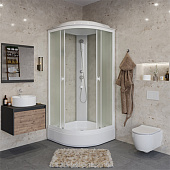 Душевая кабина 800х800х2150мм высокий поддон Niagara Promo P80/26/MT