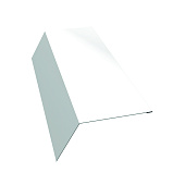 Планка карнизная 120х80 0,45  RAL 9003 сигнальный белый