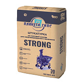 Штукатурка гипсовая Планета гипс Strong 30 кг