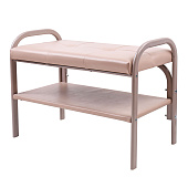 Этажерка с мягким сиденьем "Люкс" ЭТЛ6 бежевый