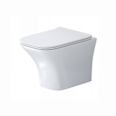 Унитаз GR-4476S Galaxy 485х345х360мм подвесной безободковый с тонкой крышкой