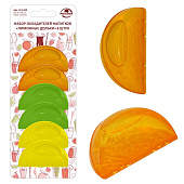 Набор 6 охладителей для напитков Лимонные дольки J13-102