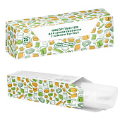 Пакеты для замораживания продуктов 25шт 18x20см замок zip-lock HL80-208