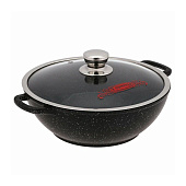 Казан 28см Гранит 4л с крышкой