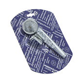 Комплект лейка с кронштейном хром Скин