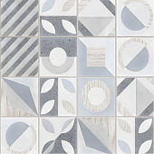 Панель стеновая ПВХ симба серая вставка 2, 0,37х2,7м матовая