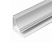 Плинтус потолочный для панелей ПВХ 8мм 3,0м белый 001 Идеал Ламини