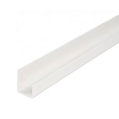 Профиль "L" для панелей ПВХ 8мм 3,0м белый 001 Идеал Ламини